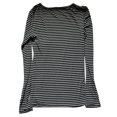 thumbnail image 4 of Musuos Women Spring Fall Basic T-shirt Long Sleeve Crew Neck Striped Slim Fit Tops for Casual Daily, 4 of 5