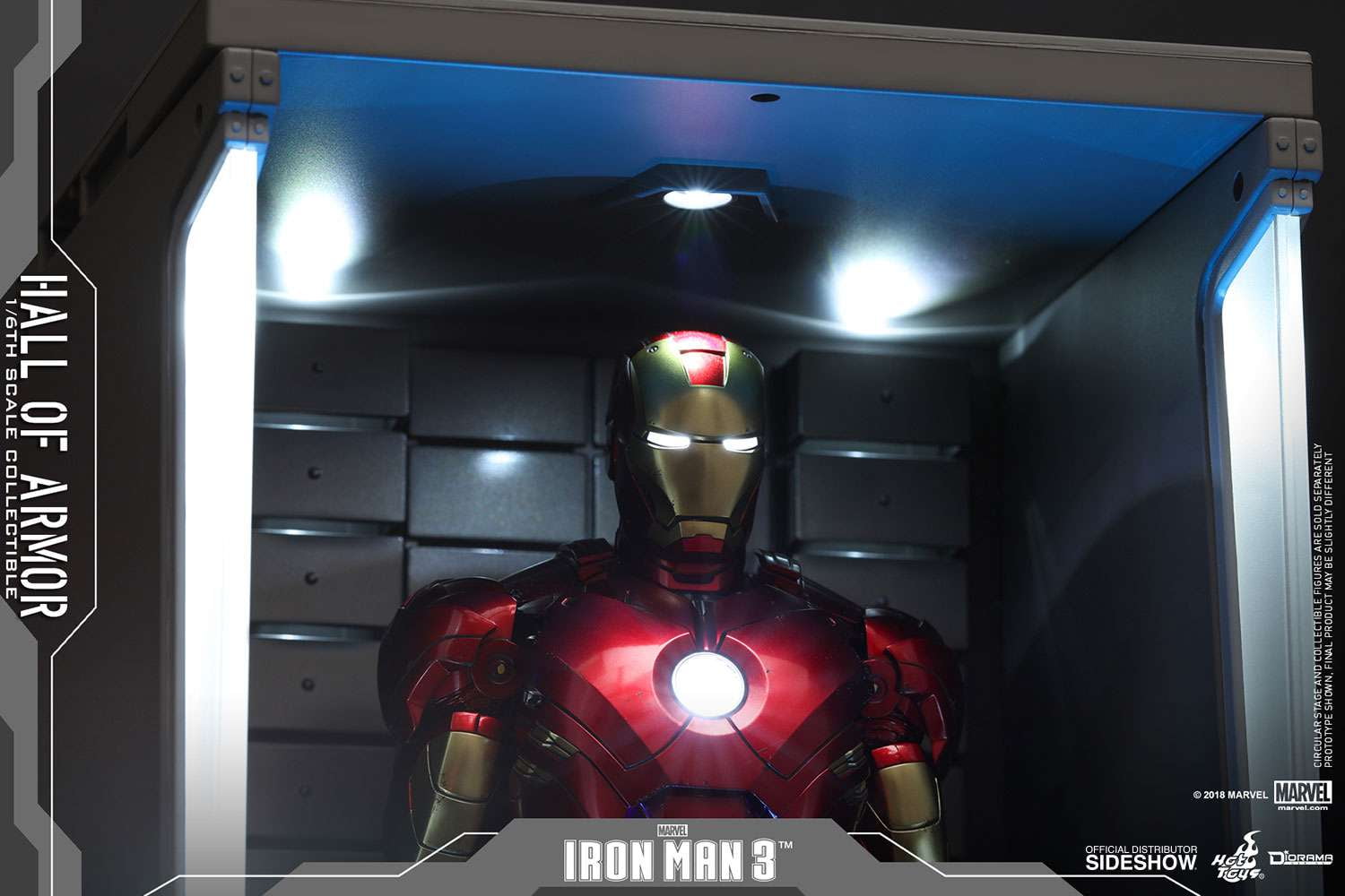 Iron Man 2 Hall of Armor - Single Bay Collectible Figure Accessory (2019 Re-Issue)