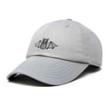 thumbnail image 4 of DALIX Cute Bat Hat Womens Baseball Cap in Gray, 4 of 6
