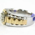 thumbnail image 3 of 2Ct Round Cut Lab Created Men's Engagement Ring 14K Two Tone Gold Plated, 3 of 5