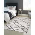 thumbnail image 1 of ECARPET Washable Abstract Striped Area Rug & Runner for Living Room, Bedroom, Hallway, 1 of 9