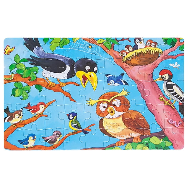 Puzles de madera HUOGUO para niños de 4 a 8 años, 45 piezas
