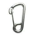 thumbnail image 2 of US STAINLESS 2 Pieces Stainless Steel 316 Spring Hook Carabiner 5/16" (8mm) Marine Grade Safety Clip, 2 of 3