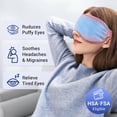 thumbnail image 3 of Cooling Eye Mask for Puffy Eyes - Migraines Headache Relief Ice Pack Mask Products - Face Cold Compress After Surgery - Great Birthday Gifts for Women Mom Grandma Sister Girlfriend Teacher (Pink), 3 of 8