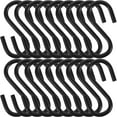 thumbnail image 4 of Gymnture 200pcs Small Stainless Steel S Hooks Heavy Duty Metal Hangers for Closet Kitchen, 4 of 11