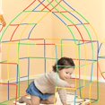 thumbnail image 3 of Juguetes de construcción de constructor de paja de 800 piezas - Interl colorido, 3 of 5