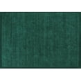 thumbnail image 1 of Ahgly Company Indoor Rectangle Solid Turquoise Blue Modern Area Rugs, 2' x 4', 1 of 4