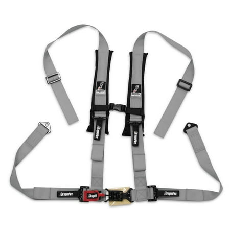 - Dragonfire Racing 4-Point H-Style Harness Restraints Grey 2