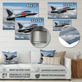 thumbnail image 4 of Designart "Fighter Jet in Military Action II" Military Metal Wall Decor, 4 of 5