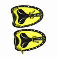 thumbnail image 3 of Aletas de mano para natación y buceo Nikou TPR PP Amarillo L, 3 of 15