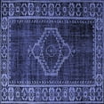 thumbnail image 1 of Ahgly Company Indoor Square Persian Blue Bohemian Area Rugs, 5' Square, 1 of 4