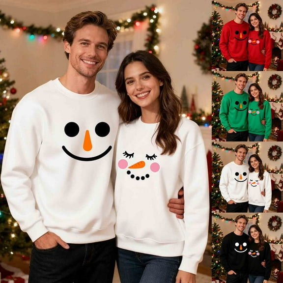 Jinhomg Valentine's Day Sweatshirts for Women Men Cute Graphic Crewneck Pullover Fleece Lightweight Loose Sweatshirt Spring Fall Clothes