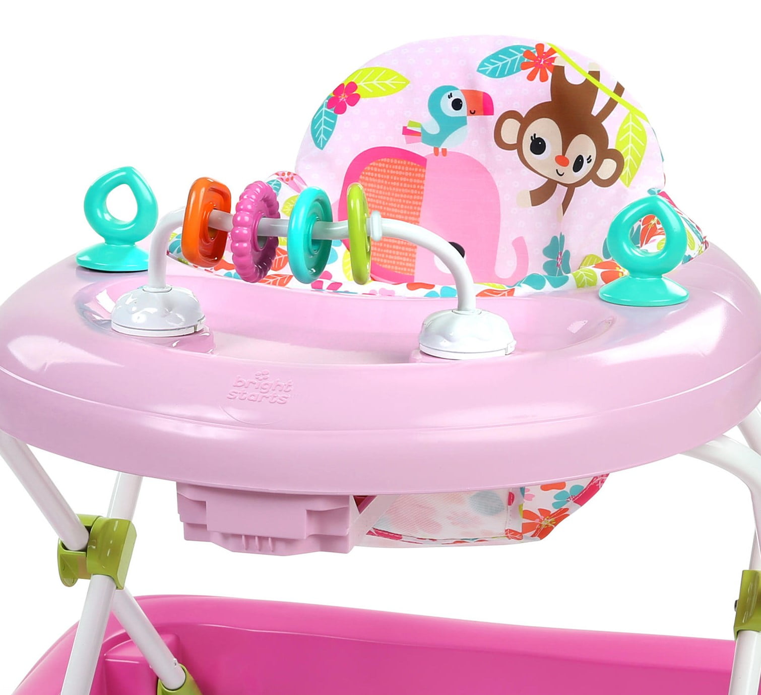 bright starts floral friends walker