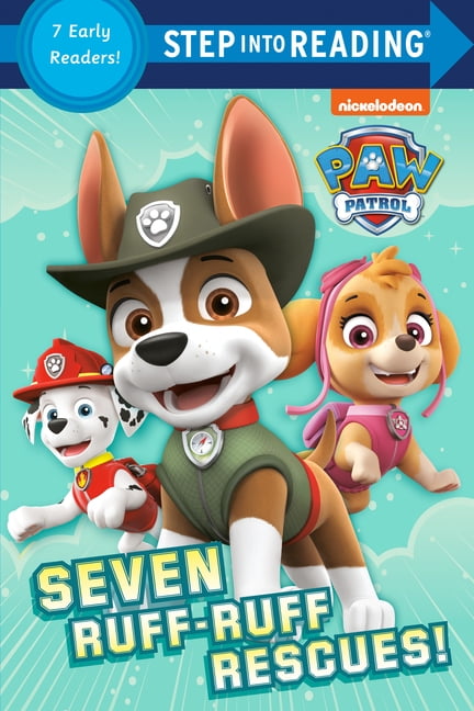 Step Into Reading: Seven Ruff-Ruff Rescues! (Paw Patrol) (Paperback)