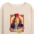 thumbnail image 3 of Willy Wonka & The Chocolate Factory - Golden Ticket - Women's Lightweight French Terry Long Sleeve Shirt, 3 of 5