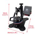 thumbnail image 4 of INTBUYING Heat Press Machine Sublimation Transfer Printer for 8” & 10” Plate, 4 of 14