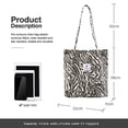 thumbnail image 2 of Bolso de mano de pana para mujer, bolso de pana para mujer, bolso de hombro reutilizable, bolso de hombro para compras, oficina, escuela, viajes, 2 of 5