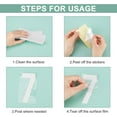 thumbnail image 7 of 1bag 4 colors 40pcs Number Reflective Stickers Waterproof Mailboxes Decals Modern Number Self Adhesive Mixed color Vinyl Stickers for Outside Signs House Window Address Indoor Outdoor 2 x 4 Inch, 7 of 7