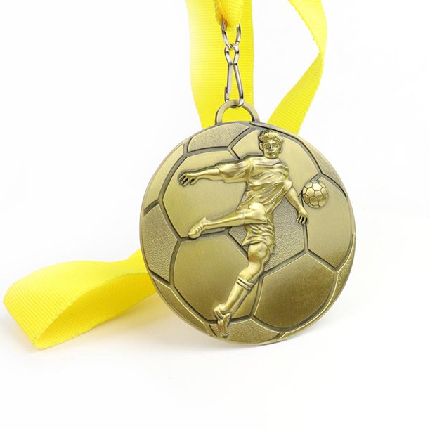 Fútbol americano 10 * Medallas de competición Medallas conmemorativas Útiles escolares (Bronce antiguo)