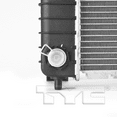 thumbnail image 3 of KarParts360 For Isuzu Hombre Radiator 1997 1998 1999 | Vehicle Trim: 4.3L V6 4294cc; w/ Automatic Transmission | For GM3010227 | 15120548, 3 of 7