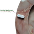 thumbnail image 4 of J&V Textiles Round Toilet Seat With Easy Clean & Change Hinge Agate, 4 of 7