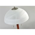 thumbnail image 1 of Walnut Metal Table Lamp, 13.5 x 13.5 x 22.5 in., 1 of 1