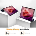 thumbnail image 4 of Étui Intelligent pour Lenovo Tab P12 12,7 Pouces 2023, Couverture Légère à Trois Volets avec Support, Réveil Automatique, Cuir PU pour Tablette Lenovo Tab P12, Rouge, Lenovo P12 (12,7), 4 of 6