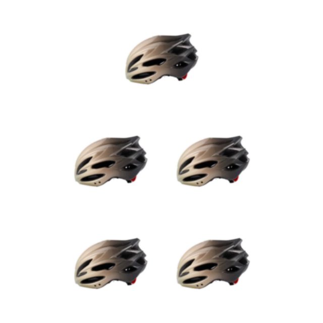 Destyer 1/2/3/5 Head Protected Impact-Resistant Road Fit For All Shape Bicycles Bronze+Black+Light M 5PCS
