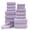 Light Purple, variant on Covina Home 18 Piece Bath Towels Set,100% Microfiber Family Bathroom Towel with Hanging Loops-6 Bath Towels,6 Hand Towels,6 Washcloths,Quick Dry Highly Absorbent Shower Towel for Bathroom,Hotel,Spa