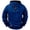 #03 Blue, variant on Men's Quarter Zip Hooded Pullover, Multi-Pocket Long Sleeve Hoodie, Activewear Solid Sweatshirt for Casual Work, Blue S