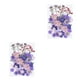 thumbnail image 2 of Billuyoard Flor seca natural Artística Flores prensadas Belleza Joyas Decoraciones Postales decorativas Regalos para invitaciones de boda de resina Lila 2piezas Billuyoard CBP187346, 2 of 5
