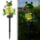 thumbnail image 1 of Luces Solares De Jardín Lámpara De Suelo En Forma De Rana Luz De Estaca Solar A Prueba De Agua Luz De Noche De Hierro Forjado Antioxidante Lámpara De Paisaje De Jardín Solar Para Camino De Patio Muyoka Hogar, 1 of 7
