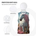 thumbnail image 3 of Sikiie Flower White Horse (2) Basketball Jersey Reversible Men's Mesh Athletic Sports Shirts Training Practice S-4XLXX-Large, 3 of 6