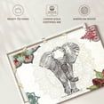 thumbnail image 6 of Elephant Stock Mandala Morning I Wall Art - Horizontal Canvas Wall Art - Living Room Wall Decor - Animal Canvas - Pink And Orange Decor By Anne Tavoletti - 36" x 24", 6 of 8