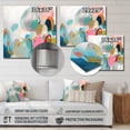thumbnail image 4 of Designart "Azure Drifts in Minimalism II" Minimalism Metal Wall Art Prints, 4 of 5