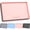 Pink, variant on Extra Thick Silicone Mat Waterproof with Raised Edge 19” x 12”, BPA Free Non-Slip Dog & Cat Food Mat, Feeding Mat for Food and Water Bowls, Spill Proof Mat to Protect Floors, Gray