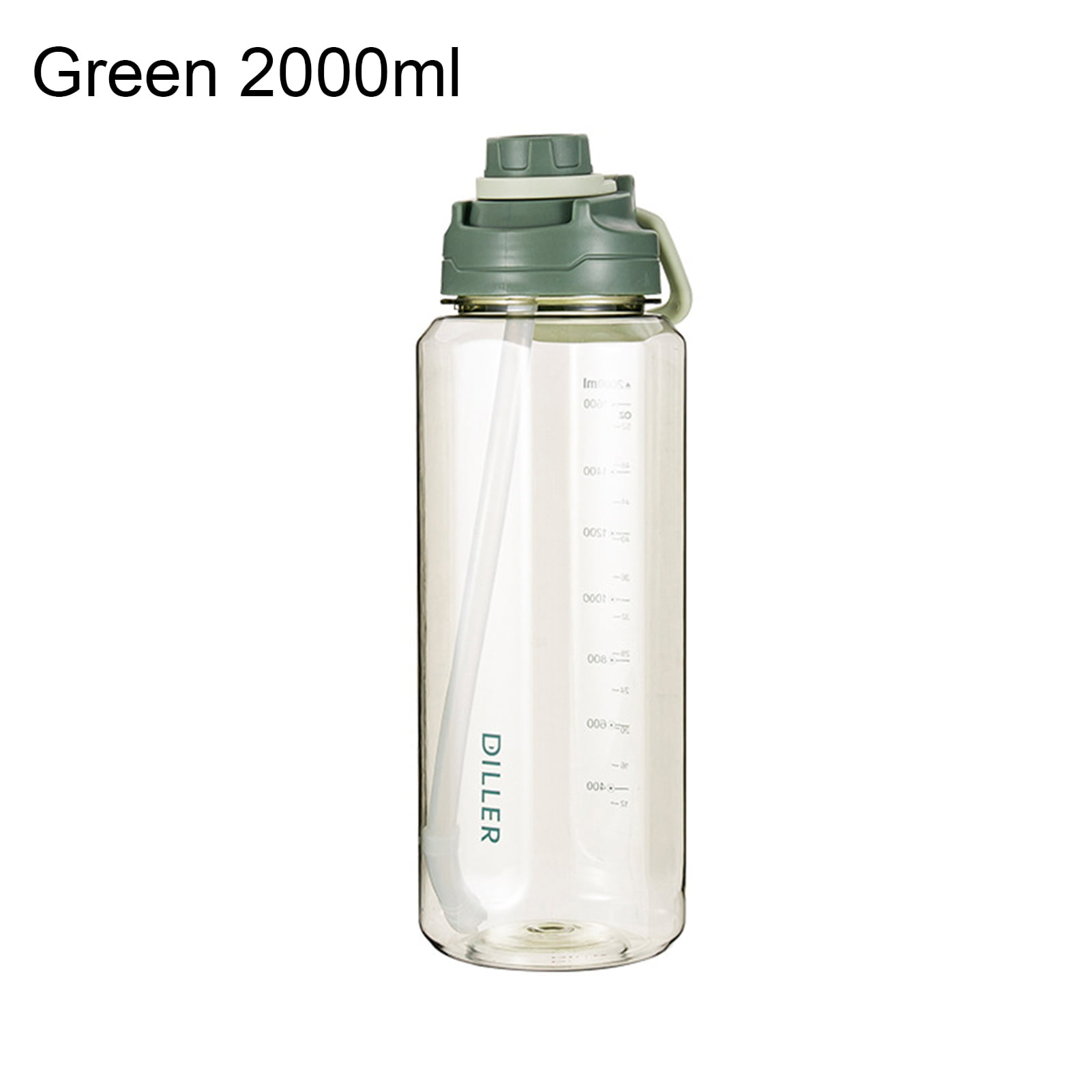 1pc 2000lm Stay Hydrated Anywhere: Portable Leakproof Water Bottle