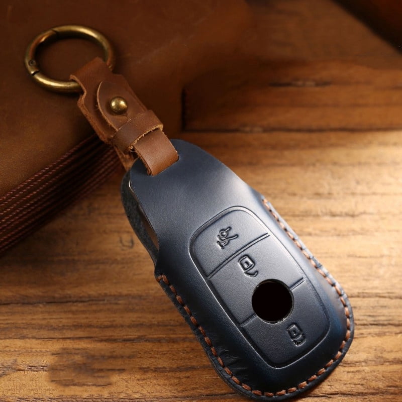 Car Key Fob Case Cover Protector For Mercedes Benz E C G M R S Class W204 W212 W176 GLC CLA GLA AMG Car Accessories Keychain