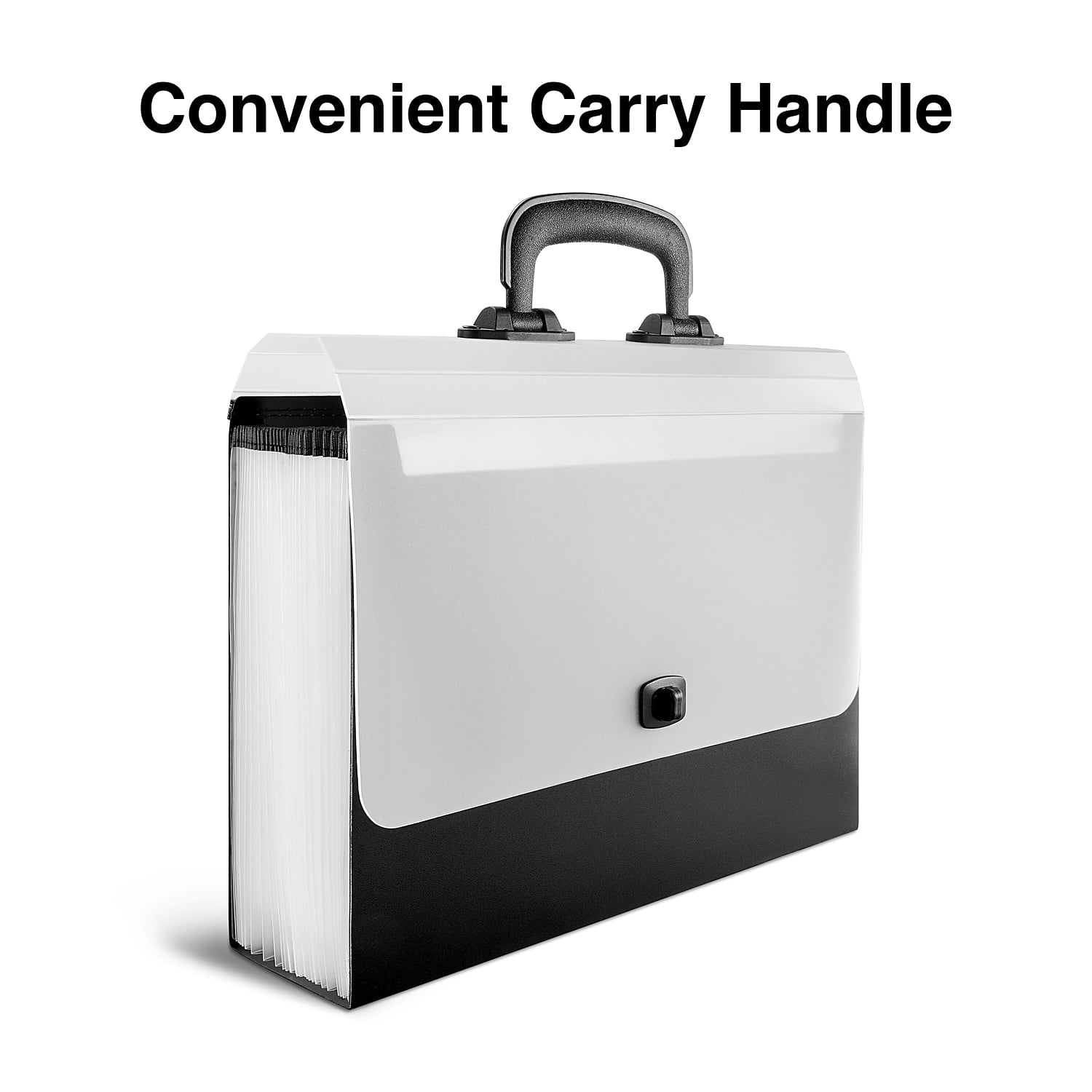 Staples Office Pro Accordion File 26-Pocket Letter Size Black (TR51836)