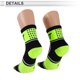 thumbnail image 4 of Calcetines de ciclismo anti-fricción m calcetines de bicicleta al aire libre verdes, negros unisex 1 par con diseño de cuadros y reflectantes, 4 of 6