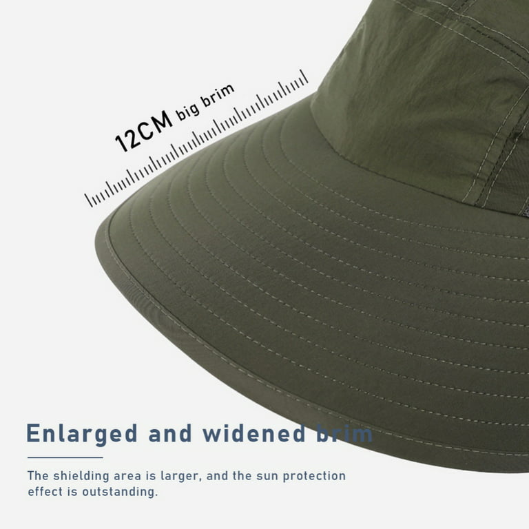 Fishing Hat for Men Women Sun Block Quick Drying UV 50+Protection Sun Cap  for Travel Mountain Climbing Bucket Hat 