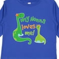 thumbnail image 4 of Inktastic My Nonna Loves Me Grandson Boys Long Sleeve Toddler T-Shirt, 4 of 5