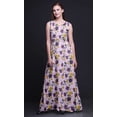 thumbnail image 4 of Bimba Robe de Soirée Sans Manches à Imprimé Floral pour Femme à Col Rond - Très Petit, 4 of 6
