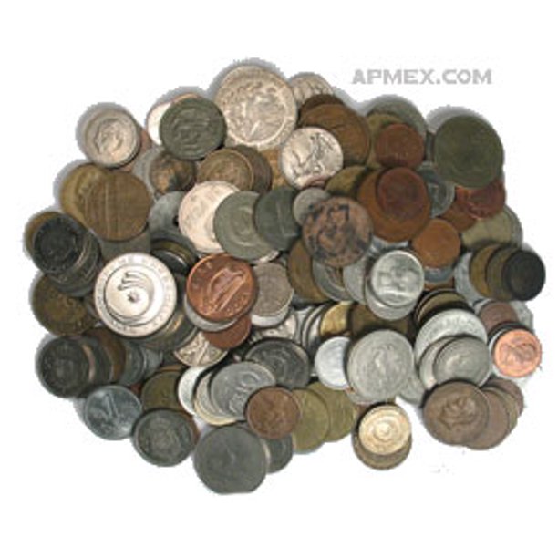 100 count Bags Foreign Coins