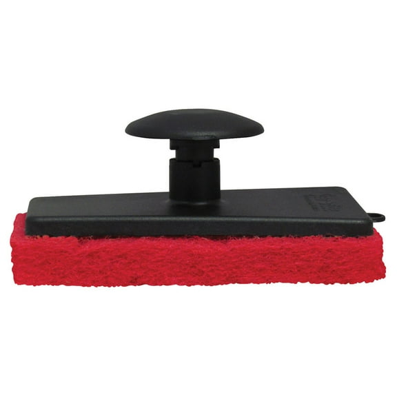 STAR BRITE All-Purpose Medium (Red) Scrubber Pad - Ergonomic Handle