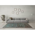 thumbnail image 3 of Ahgly Company Indoor Rectangle Persian Light Blue Traditional Area Rugs, 5' x 8', 3 of 4