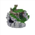 thumbnail image 2 of 4X Resina Moss Bridge Fish Play Cave Decor para Acuario Acuario Adorno, 2 of 8