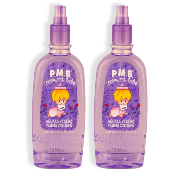 Para Mi Bebe Violet Spray Cologne, Gentle & Fresh, 8.3 fl oz (2-Pack)