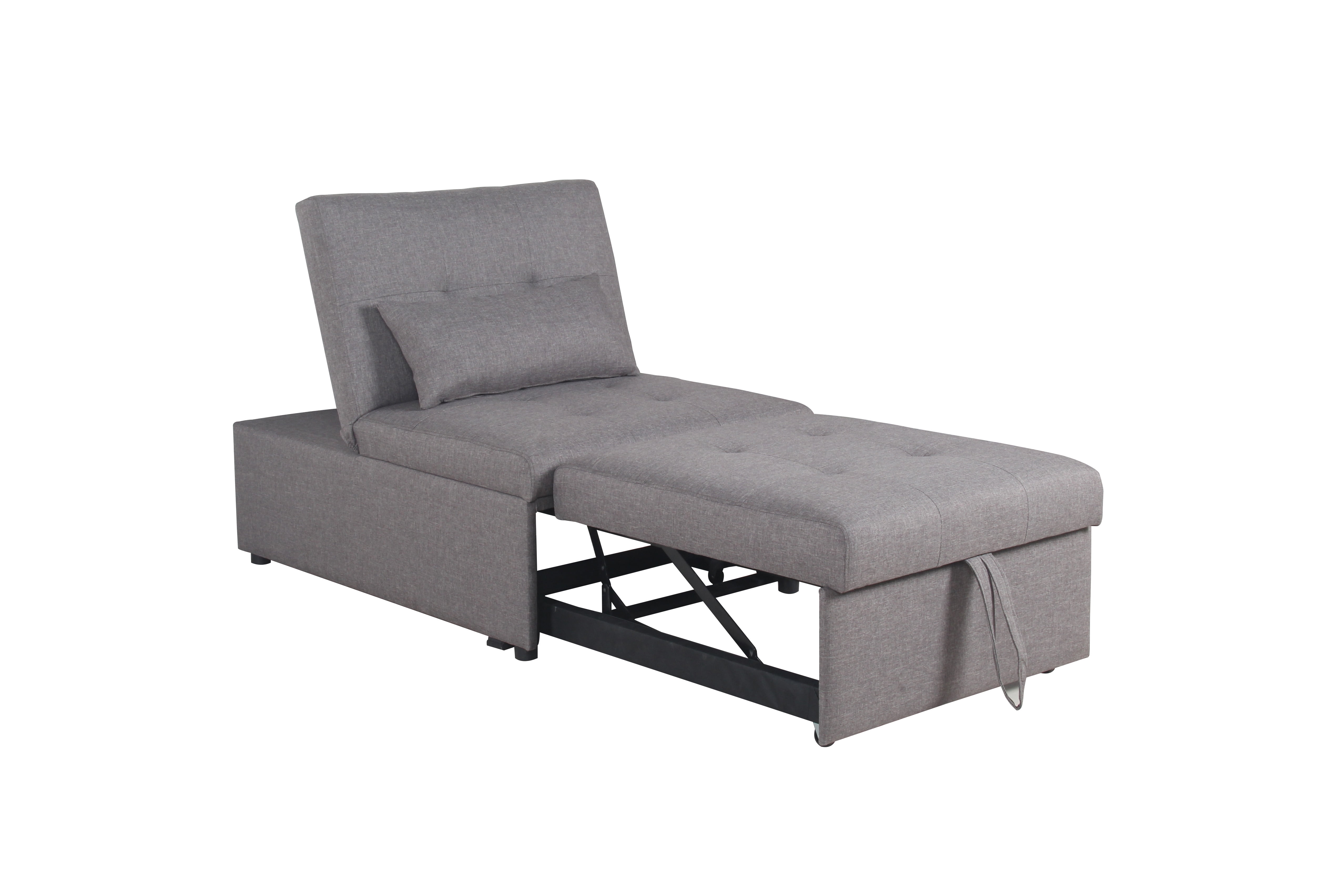 Home Source Randy Grey Convertible Chair
