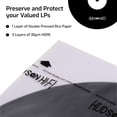 thumbnail image 3 of Fundas interiores para discos de vinilo Hudson Hi-Fi, paquete de 100, 3 of 8